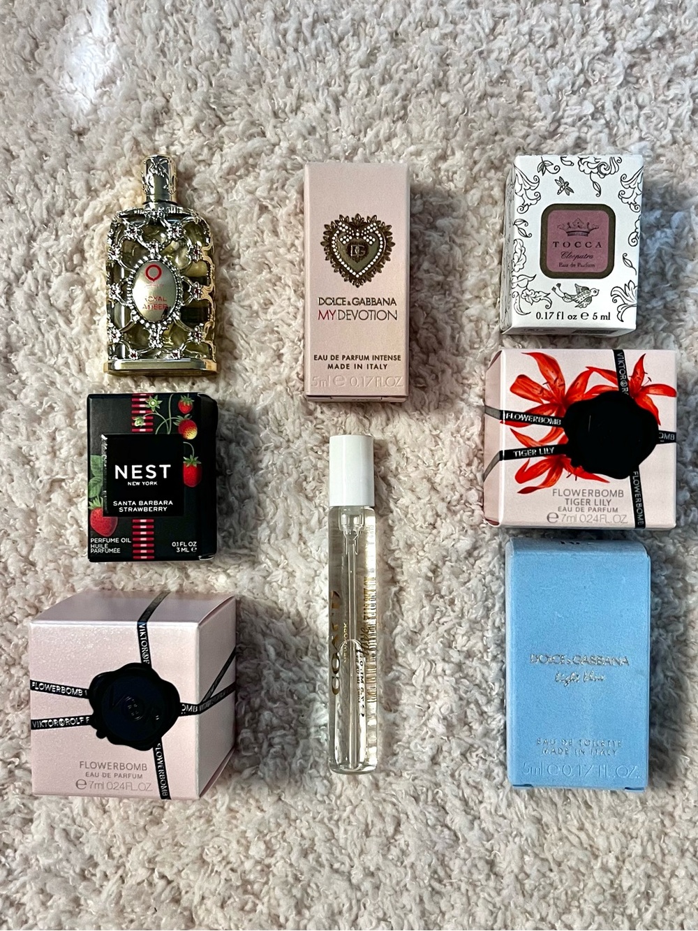 (8) Designer Women’s Mini Perfume Bottle Assortment, NEW - Picture 2 of 4